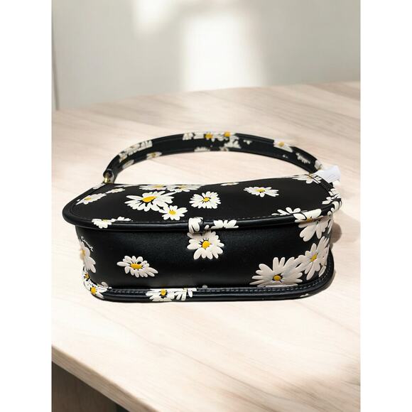 NWT Coach CR509 Floral Print Leather Swinger 20 Bag - Picture 4 of 12